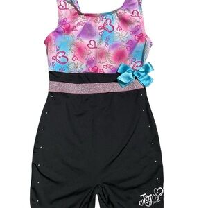 Girls Danskin Nickelodeon JoJo Siwa Gymnastics Dance Gymnast Leotard Size 8/10